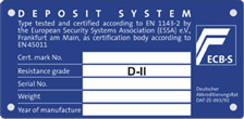 ECB-S Label Deposittresor