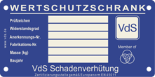 vds label wertschutzschrank